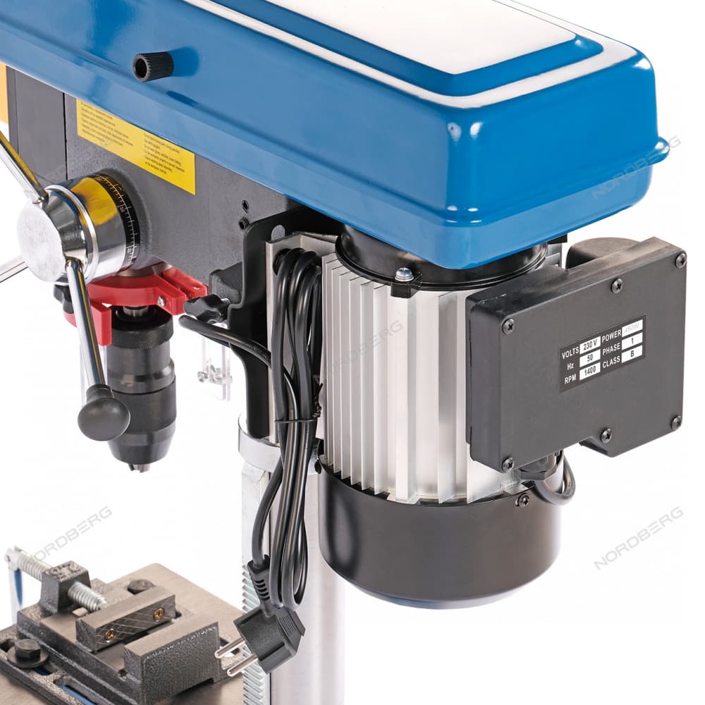 Станок сверлильный с тисками, 450 Вт, 16 мм, 12 скоростей NORDBERG ND1651