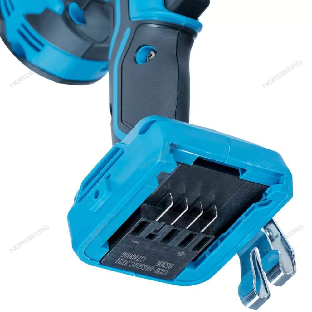 Гайковерт аккумуляторный, 1/2", 20 В, 1000 Нм, с аккумулятором 6А и зарядным устройством NORDBERG NE810K