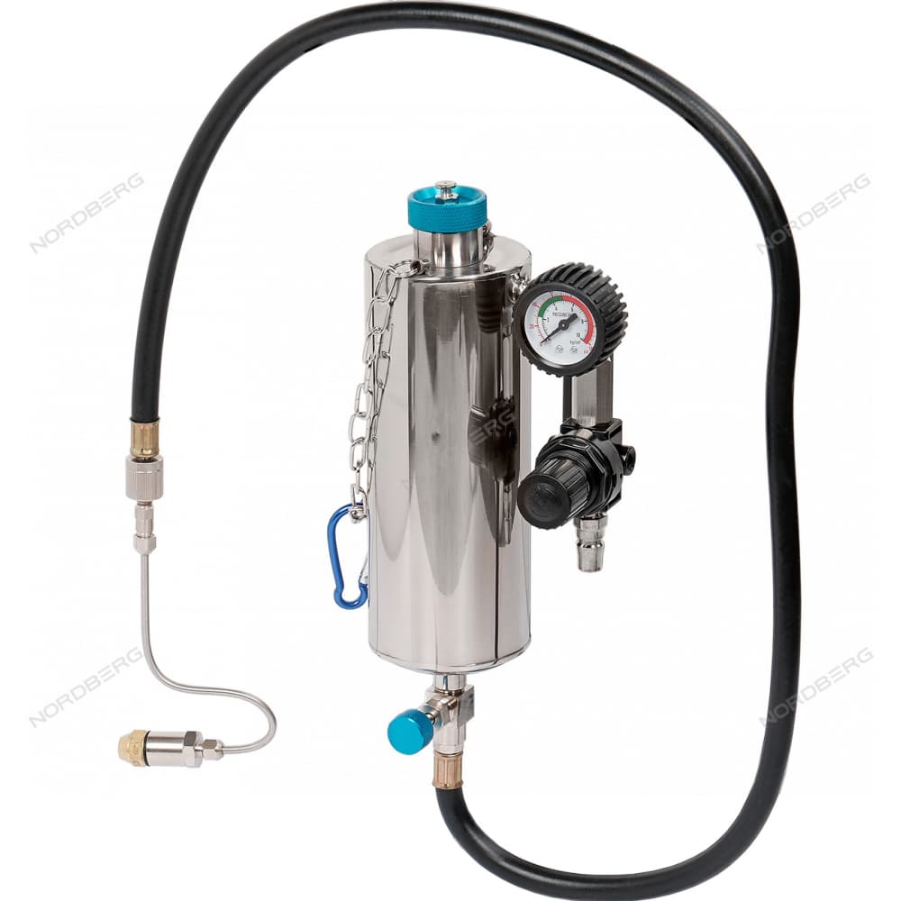 Приспособление для очистки топливных систем в кейсе NORDBERG FSC7