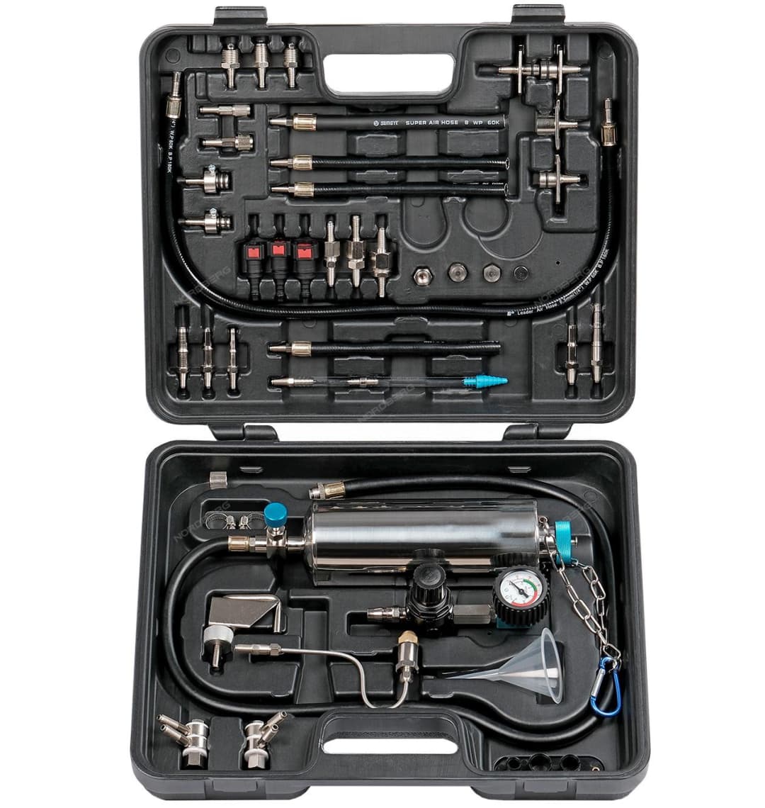 Приспособление для очистки топливных систем в кейсе NORDBERG FSC7