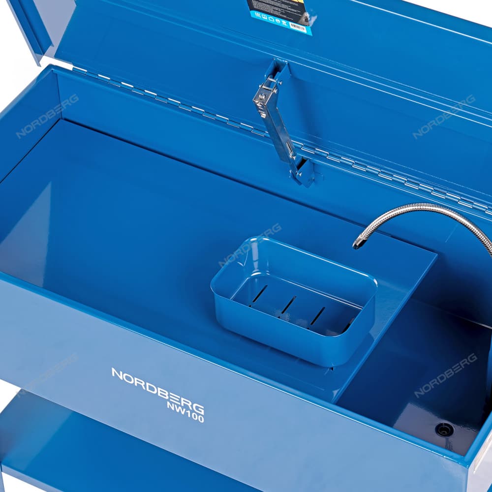 Установка для мойки деталей с электрическим насосом, 150 л NORDBERG NW100