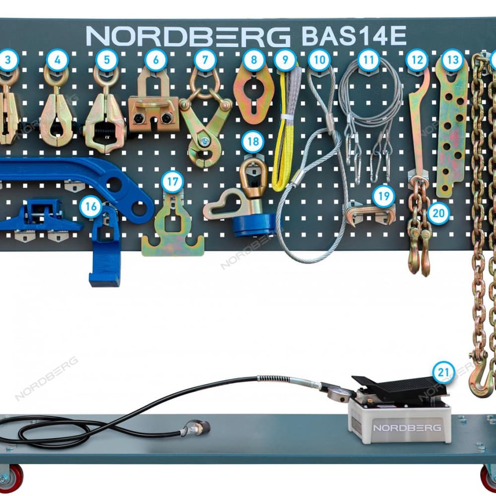 Стапель напольный без платформы NORDBERG BAS14E