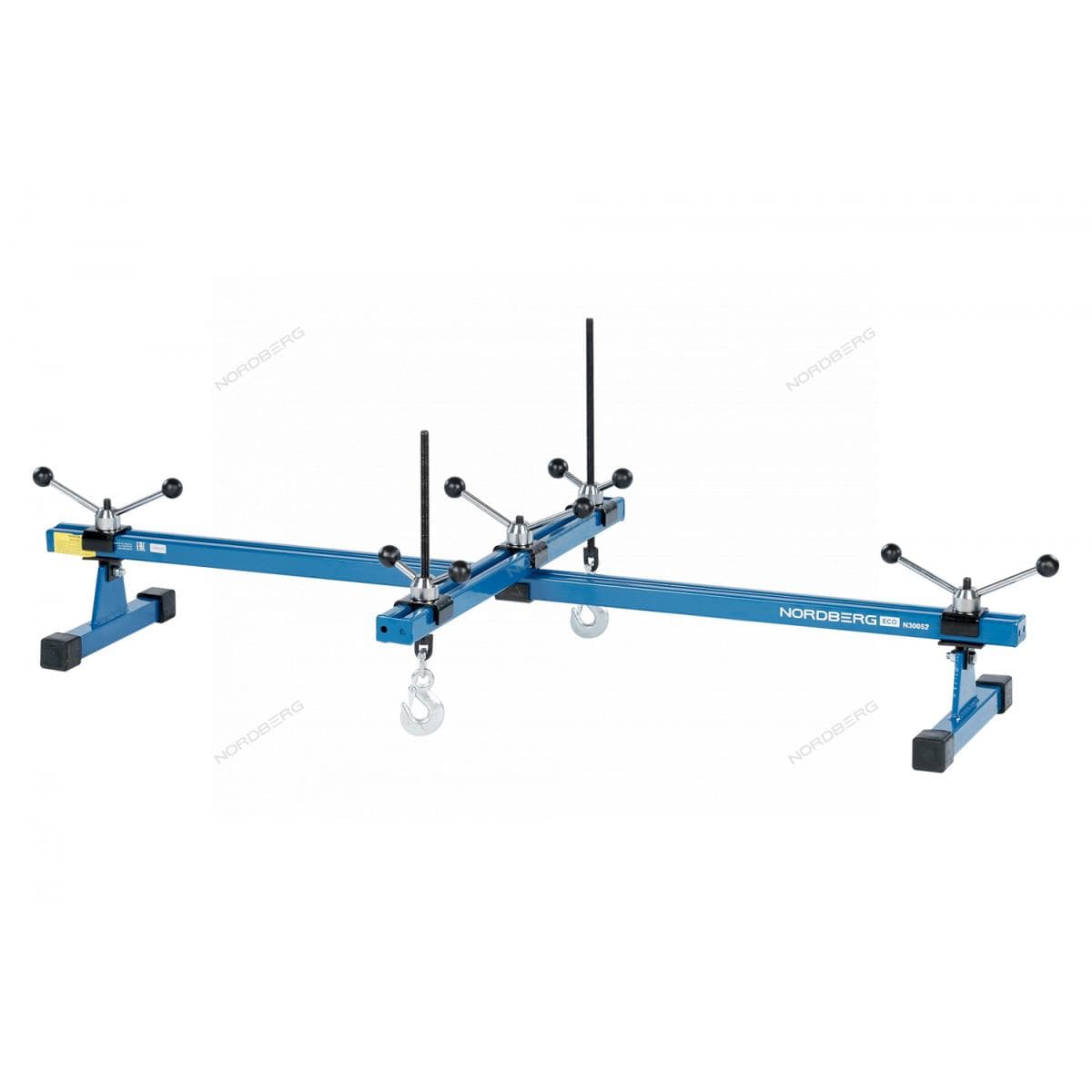 Стенд для вывешивания двигателей 500кг, с поперечной штангой, L=180 см NORDBERG N30052