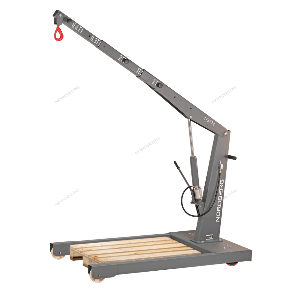 Кран пневмогидравлический грузовой, 3 т, усиленный NORDBERG N3771