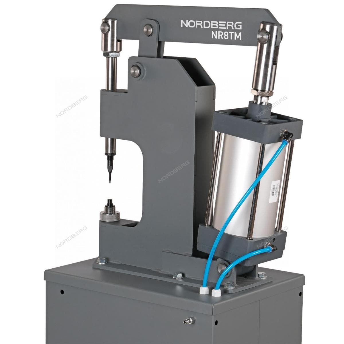 Пневматический станок для заклепки тормозных колодок, цилиндр 160, с тумбой NORDBERG NR8TM