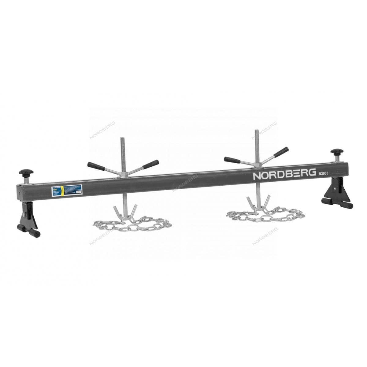 Стенд для вывешивания двигателей 500 кг, L=150 см, серый NORDBERG N3005(G)