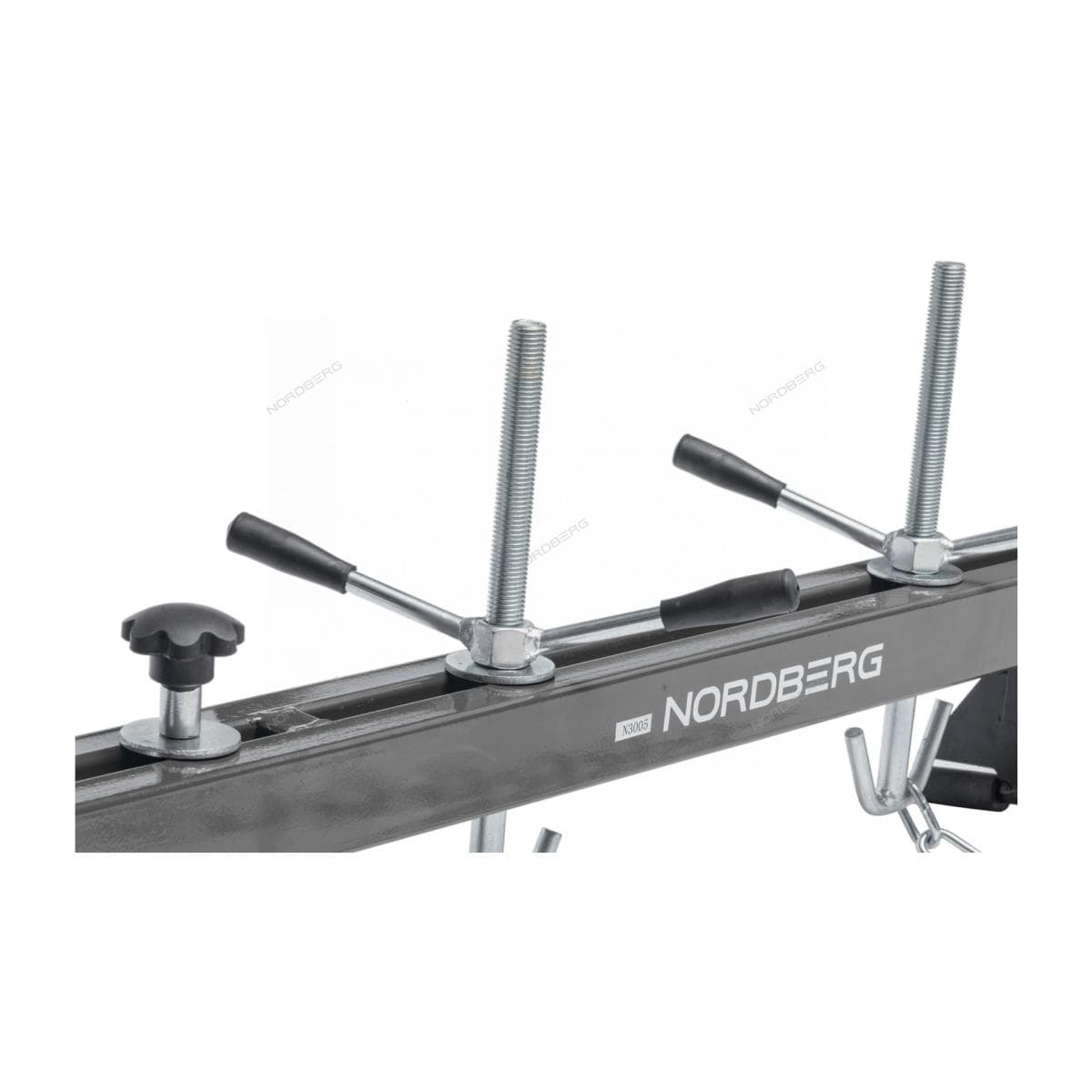 Стенд для вывешивания двигателей 500 кг, L=150 см, серый NORDBERG N3005(G)