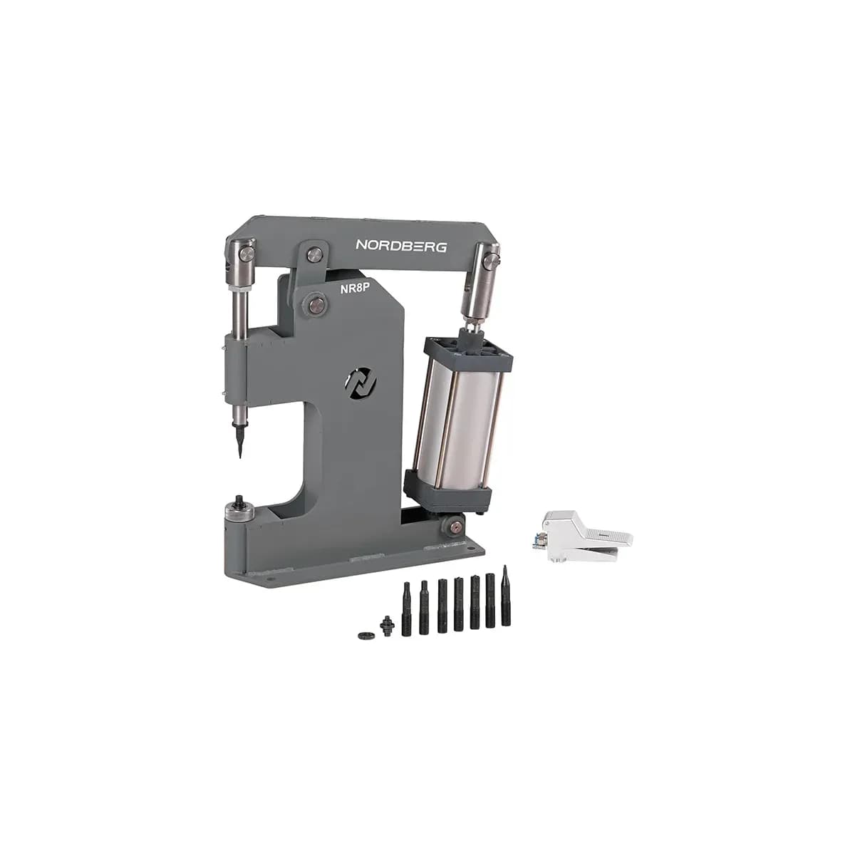 Пневматический станок для заклепки тормозных колодок, цилиндр 125, без тумбы NORDBERG NR8P