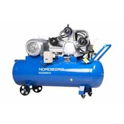 Компрессор трехпоршневой, ременной, чугунная головка, 380 В, ресивер 180 л, 800 л/мин NORDBERG NCE200/810