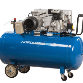 Компрессор поршневой с ременной передачей 380В, ресив. 200л, 660л/мин NORDBERG NCE200/660