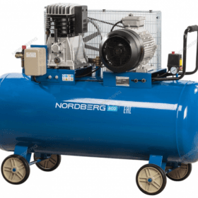 Компрессор поршневой с ременной передачей 380В, ресив. 300л, 1050л/мин NORDBERG NCE300/1050
