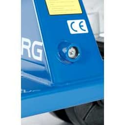 Тележка складская гидравлическая 2,5 т, усиленная, с ПУ колесами NORDBERG N3901-25