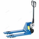 Тележка складская гидравлическая короткая 2,5 т, усиленная, с ПУ колесами NORDBERG N3901S-25