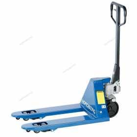 Тележка складская гидравлическая короткая 2,5 т, усиленная, с ПУ колесами NORDBERG N3901S-25