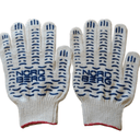 Перчатки с пвх покрытием белые упаковка 250 пар NORDBERG NCG610150