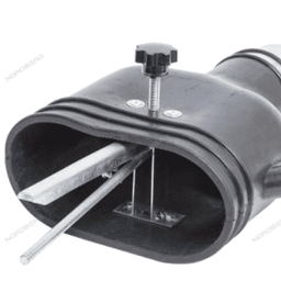 Насадка резиновая овальная с внутренним фиксатором на шланг D=100 мм NORDBERG AN100DP