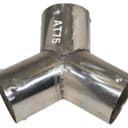 Переходник Y-образный металлический для шланга D=75мм NORDBERG AT75