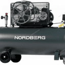 Компрессор поршневой с ременной передачей 380В, ресив. 200л, 580л/мин NORDBERG NCP200/580
