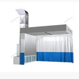 Пост подготовки NB100B к окраске с колоннами NORDBERG NB100B column