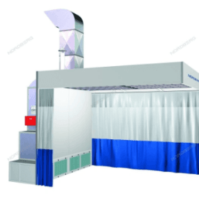 Пост подготовки NB100C к окраске с колоннами (с горелкой) NORDBERG NB100C column
