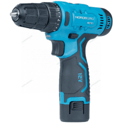 Шуруповерт аккумуляторный макс.диам. сверла 10 мм, 12 В, 30 Нм с 1 аккумулятором и зарядным уст-вом NORDBERG NE103K