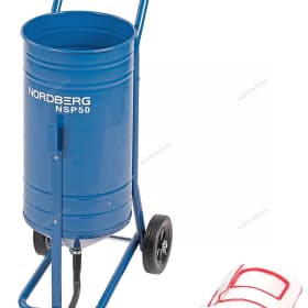 Установка пескоструйная открытая, бак для песка, 28 л NORDBERG NSP50