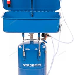 Установка для мойки деталей, 50 л, с пневмонасосом и бочкой 65 л NORDBERG NW80M