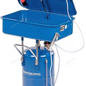 Установка для мойки деталей, 50 л, с пневмонасосом и бочкой 65 л NORDBERG NW80M