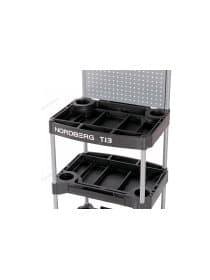 Тележка инструментальная, 3 пластиковые полки, с перфорацией NORDBERG T13