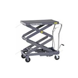 Стол подъемный гидравлический, 300 кг, двойные ножницы, серый NORDBERG N3T301G