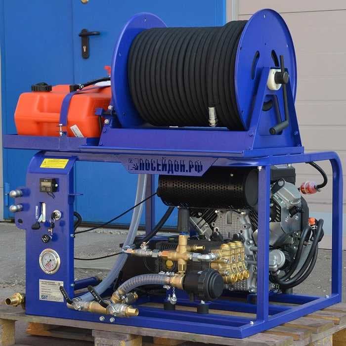 Посейдон B24S-FIX, 200 бар 45л/мин, 27 л.с., шланг Длина 90 метров Внутренний проход 12,7 мм"