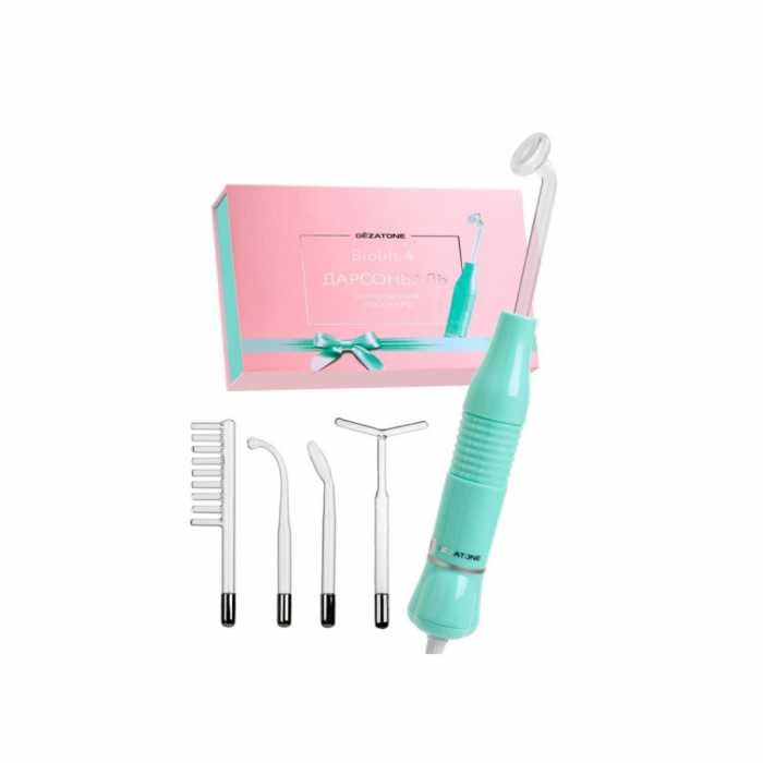 Оборудование для дарсонвальной терапии Gezatone BP-7000 (5 насадок), бирюзовый