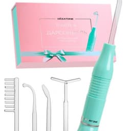 Оборудование для дарсонвальной терапии Gezatone BP-7000 (5 насадок), бирюзовый