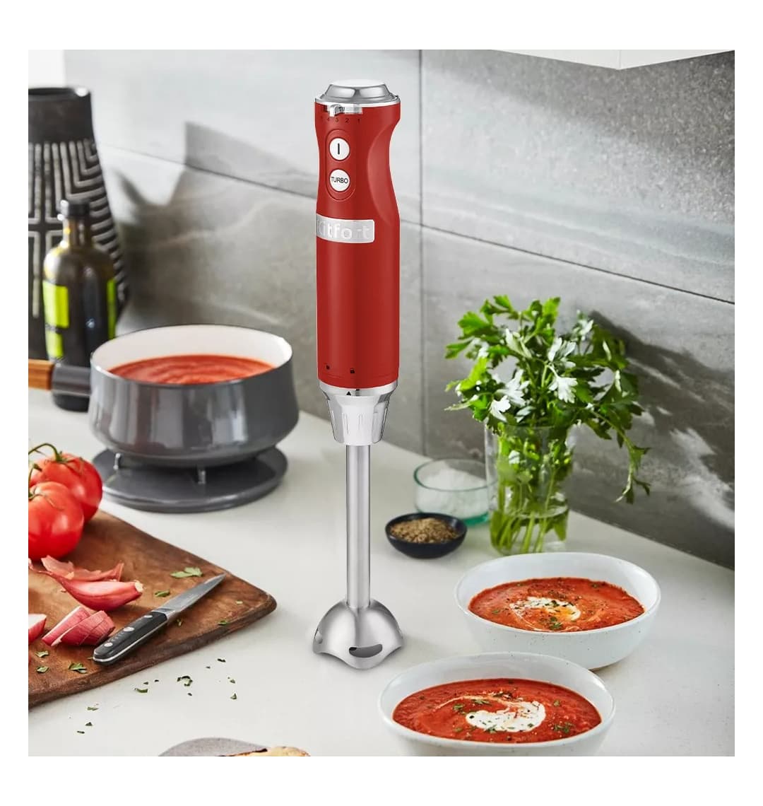 Блендер погружной KITFORT КТ-3084-3 (красный)