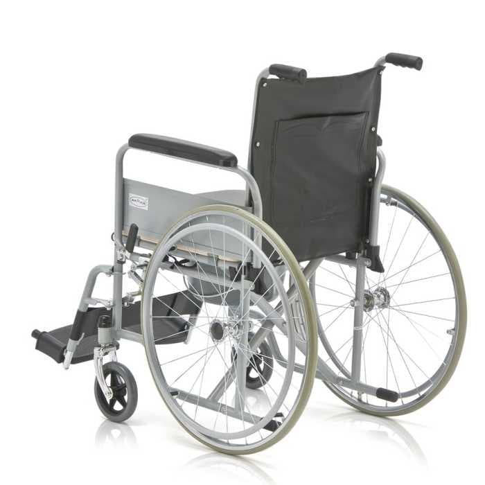 Инвалидная коляска Мега-Оптим со съемным U-образным вырезом FS 682