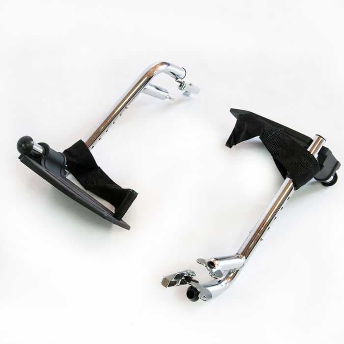 Инвалидная коляска Мега-Оптим 711AE, кожзам, литые задние колеса