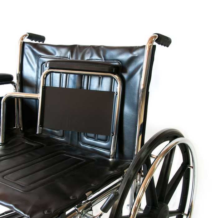 Инвалидная коляска Мега-Оптим 711AE, кожзам, литые задние колеса