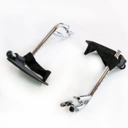 Инвалидная коляска Мега-Оптим 711AE, кожзам, литые задние колеса