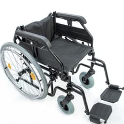 Инвалидная коляска Мега-Оптим FS908AQ (712 N-1), литые задние колеса