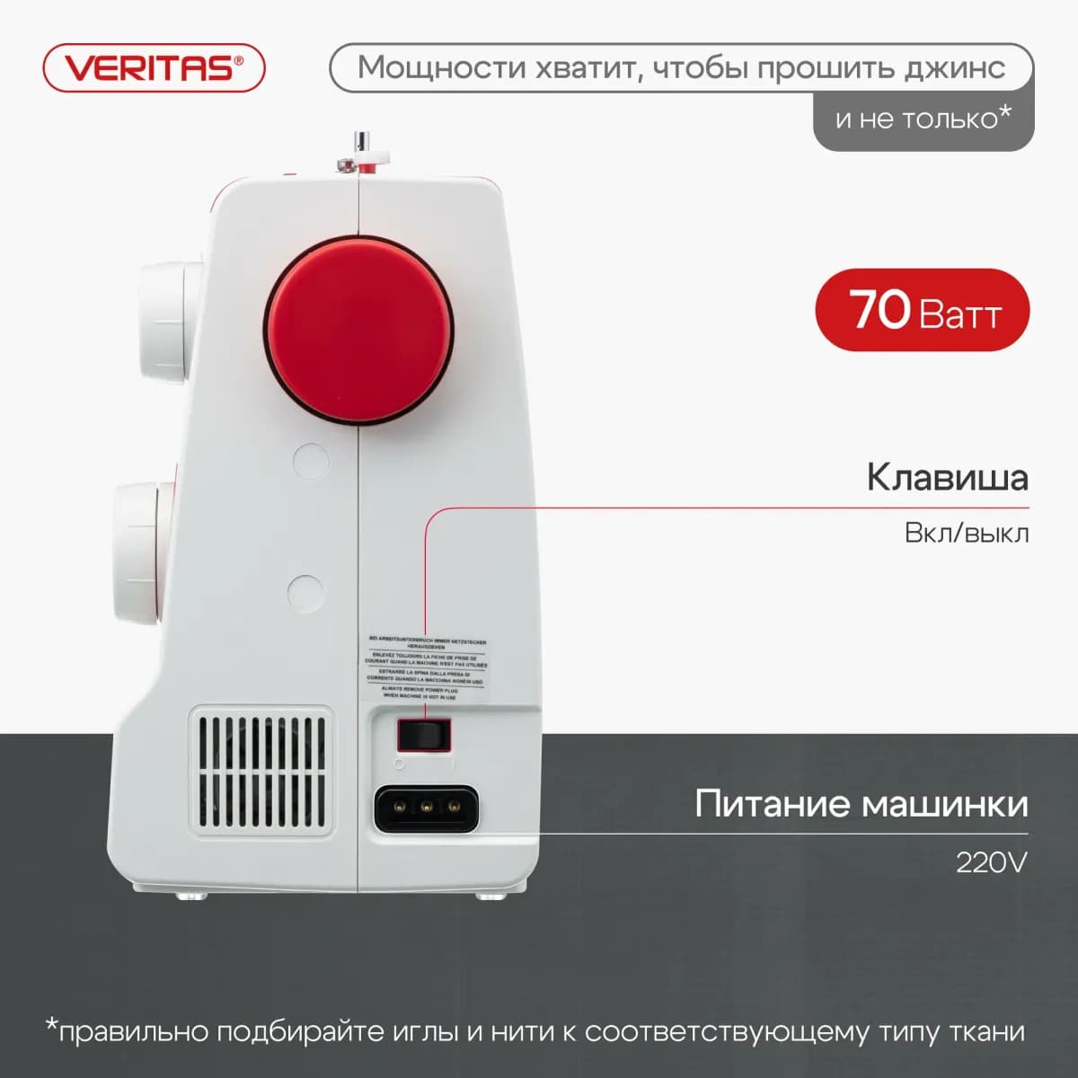 Швейная машина VERITAS NIKI