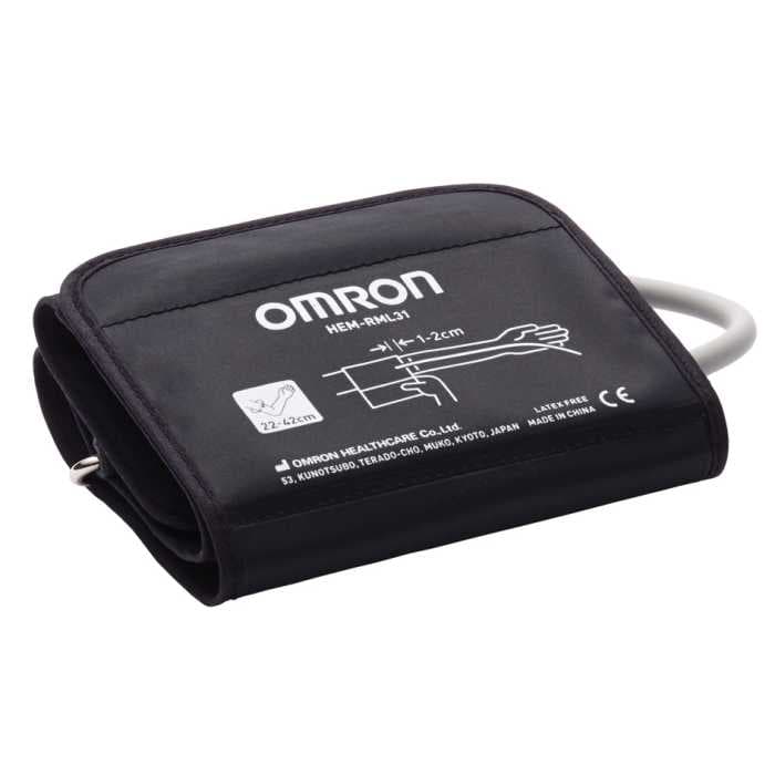 Манжета универсальная OMRON мягкая черная (22-42см) для автоматического тонометра HEM-RML31-E
