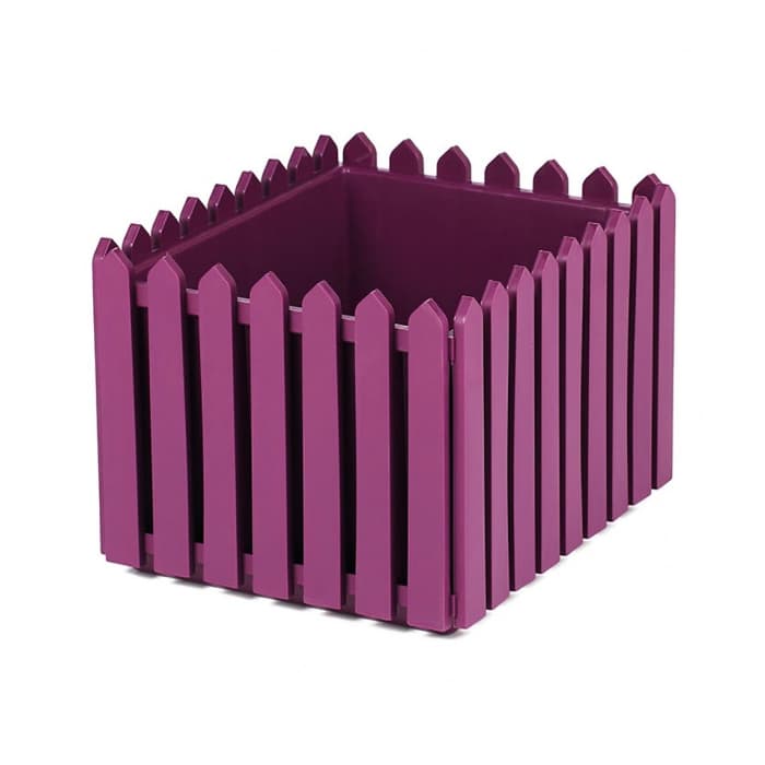 Кашпо Лардо арт.КЛ-МТ004 квадратное (лиловое)
