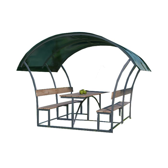 Каркас беседки Астра Агросфера арт.АА536 (без СПК)+ доски+крепеж