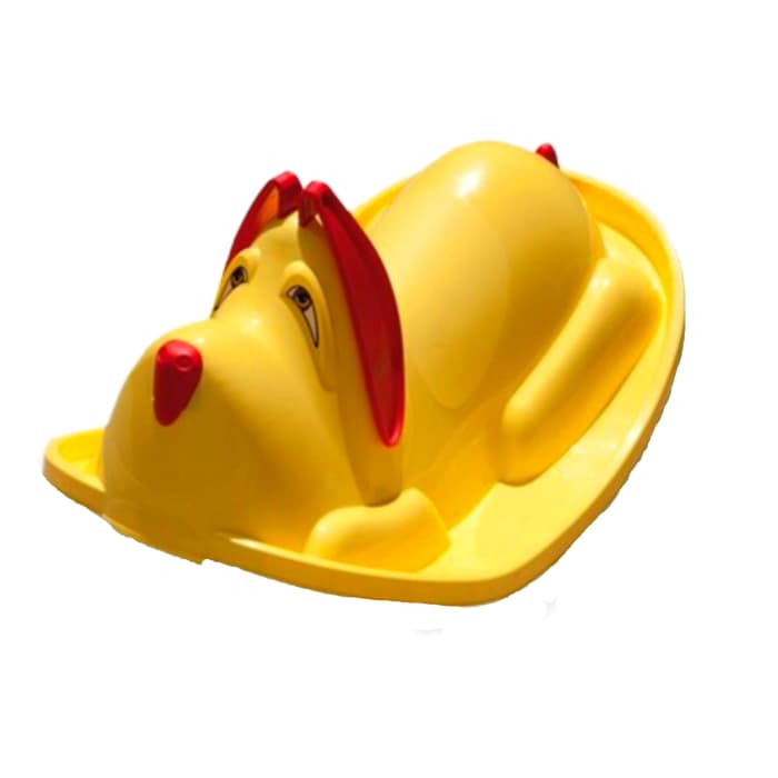 Качели-качалка Собачка арт.С 106-Ж желтый