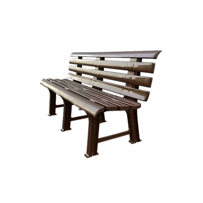 Скамья пластиковая арт.СКП-МТ009 (коричневая)