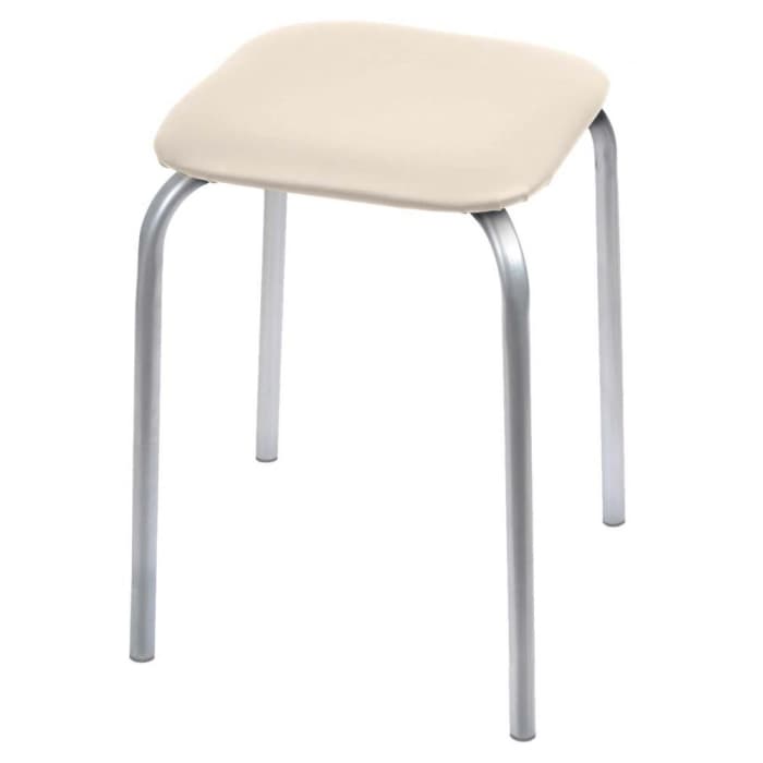 Табурет Классика-3 арт.ТК03/СК (квадратное сиденье) светло-бежевый