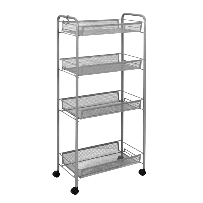 Этажерка напольная Ладья 24К арт.Э 342 С, серый