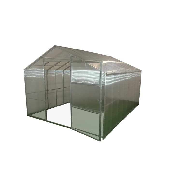 Теплица Агросфера-Домик РАЗБОРНАЯ без СПК (шаг 1 м) 4 места: каркас+перемычки+конек+1 уп метизы с лентойТ/АД/1