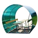 Каркас беседки Пион арт.657 (без СПК) + доски + крепеж