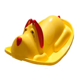 Качели-качалка Собачка арт.С 106-Ж желтый